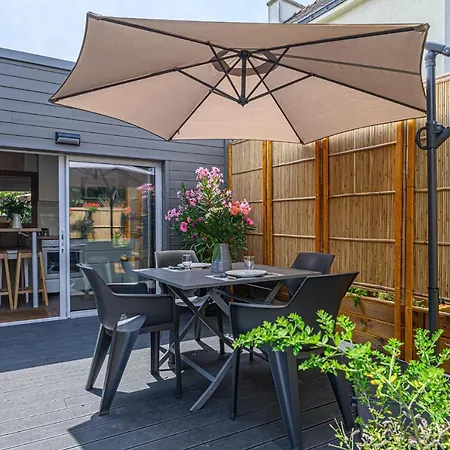 Au Coeur Des Bambous - Au Calme Avec Terrasse Appartement Vannes Buitenkant foto